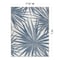 World Rug Gallery Tropical Leaves Nature Inspired Indoor/Outdoor Area Rug 7' 10'' x 10' Blue 4030BLUE8X10 - alternate 9